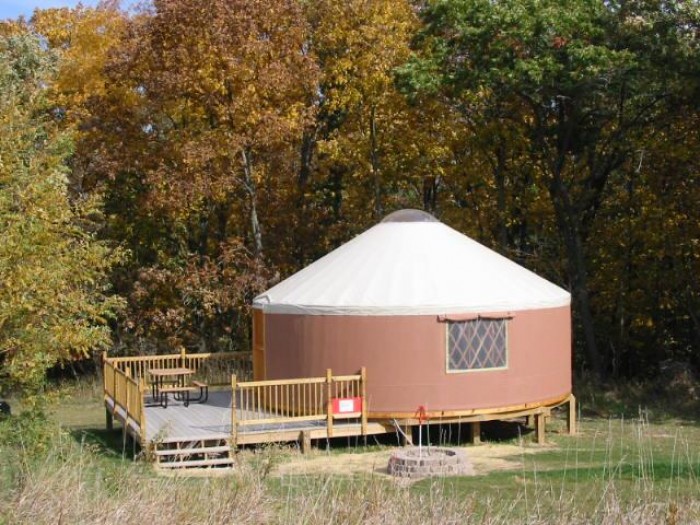 Yurt Cabins Madison County Parks & Conservation Center
